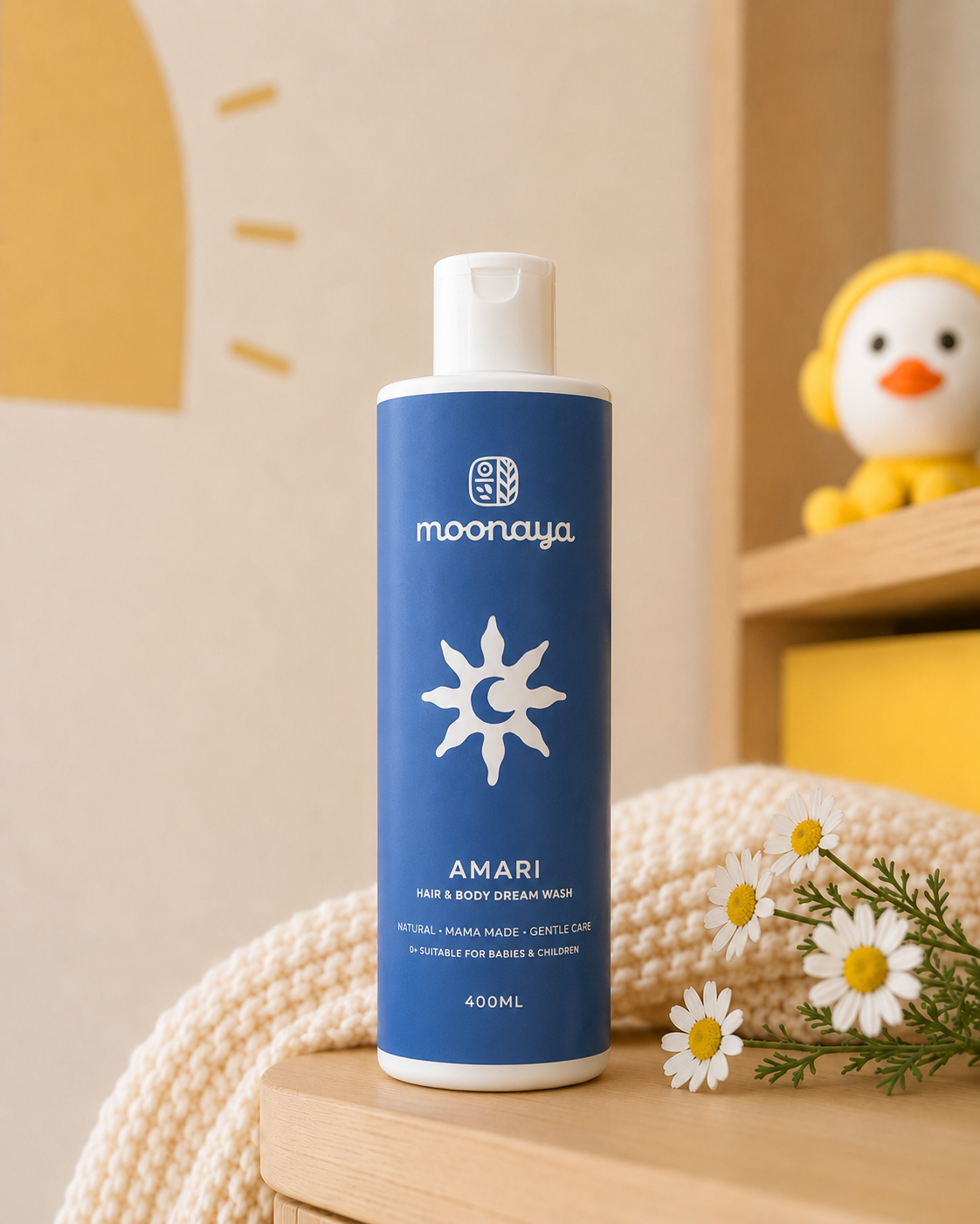 Full Medium Shot of Amari Bottle