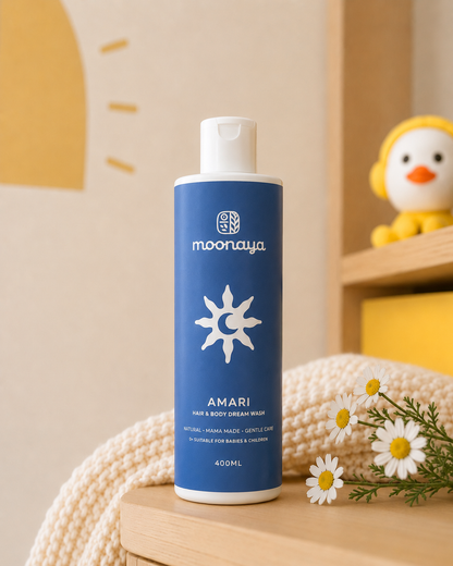 Full Medium Shot of Amari Bottle